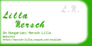 lilla mersch business card